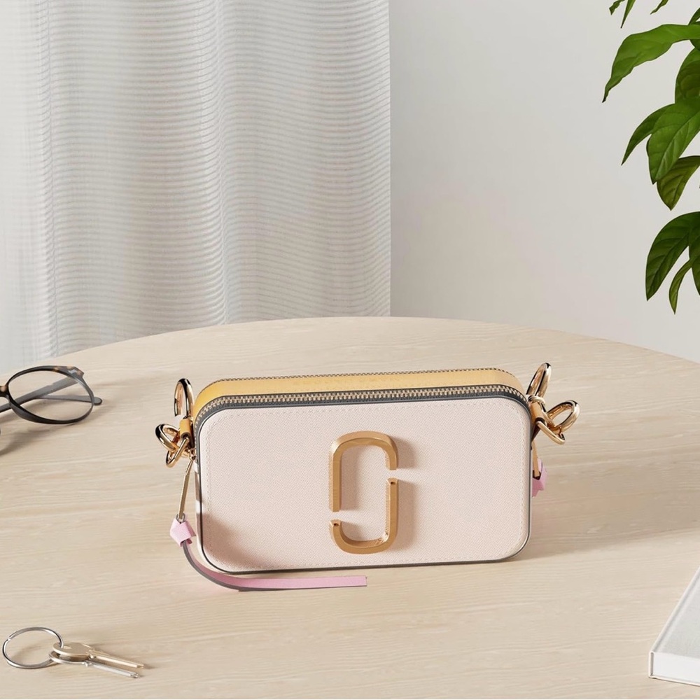 Marc Jacobs Blush and Gold Crossbody Bag
